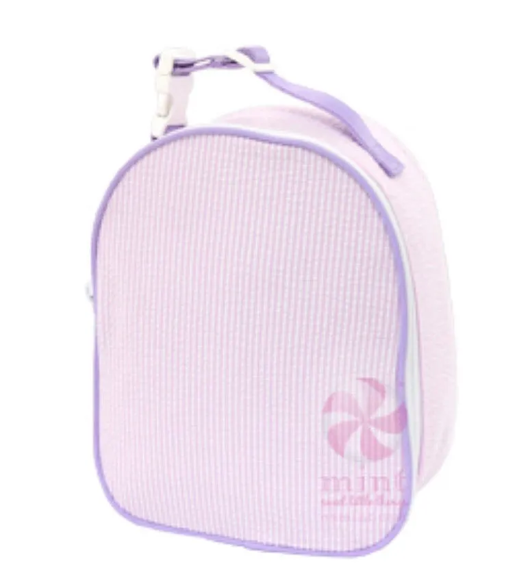 Seersucker Gumdrop Lunch Bag