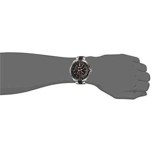 SEIKO BRIGHTZ SOLAR RADIO WAVE SPORT DESIGN SPORTY LINE TITANIUM MODEL SILVER MEN WATCH SAGA259