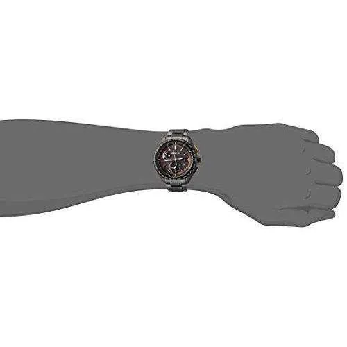 SEIKO BRIGHTZ SOLAR RADIO WAVE SPORT DESIGN SPORTY LINE TITANIUM MODEL SILVER MEN WATCH SAGA263