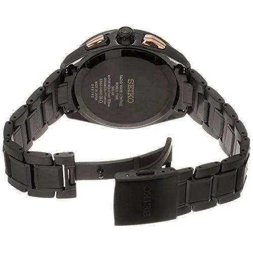 SEIKO BRIGHTZ SOLAR RADIO WAVE SPORT DESIGN SPORTY LINE TITANIUM MODEL SILVER MEN WATCH SAGA263