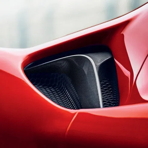 SF90 Stradale Carbon Fiber Air Intake Splitters