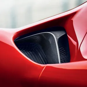 SF90 Stradale Carbon Fiber Air Intake Splitters