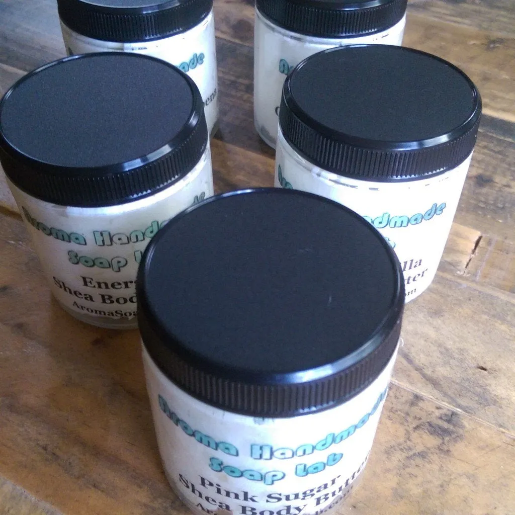 Shea Body Butter Whipped Unscented  Choose your scent 4 oz jar