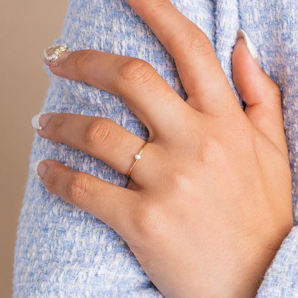 Simple CZ Ring