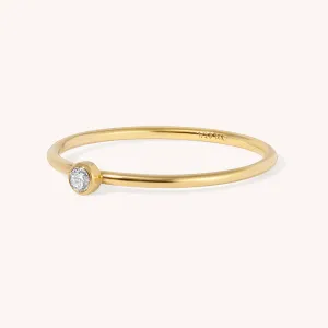Simple CZ Ring