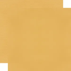 Simple Stories - Color Vibe - Fall - 12x12 Single Sheet - Mustard