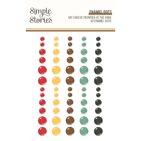 Simple Stories - Say Cheese Frontier At The Park - Enamel Dots
