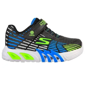 Skechers Black/Blue S Lights Flex-Glow Elite Toddler Sneaker