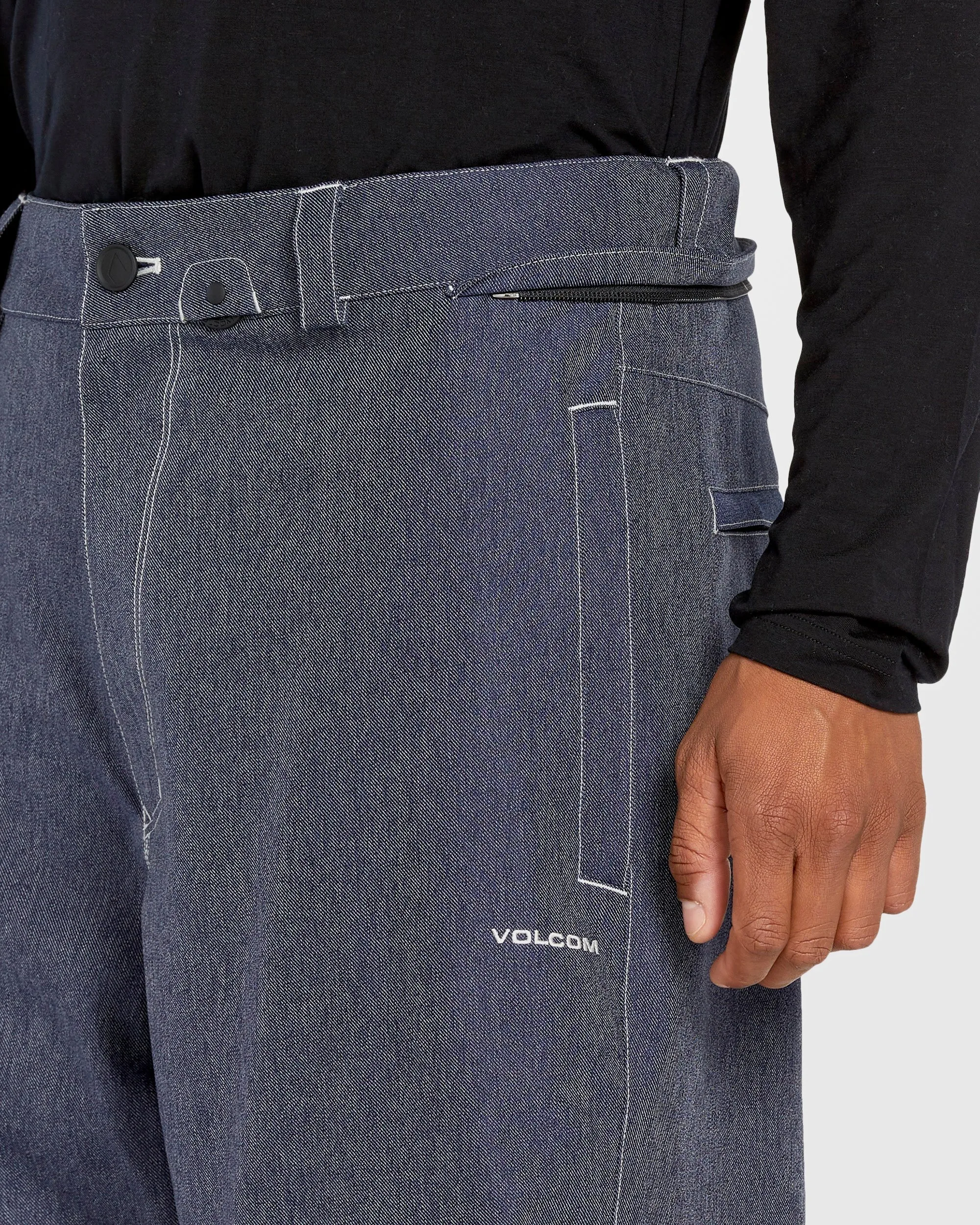 Snow Billow Hose - Dark Denim