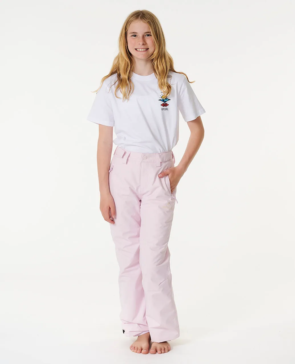Spodnie narciarskie RIP CURL Olly Snow Pant 10K-Kids bordowy