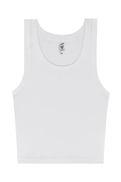Sporty Baby Rib Crop Tank