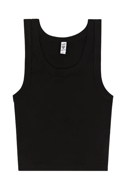 Sporty Baby Rib Crop Tank