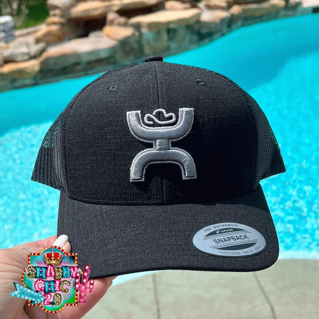Sterling Hooey Black 6 panel Trucker Cap OSFA