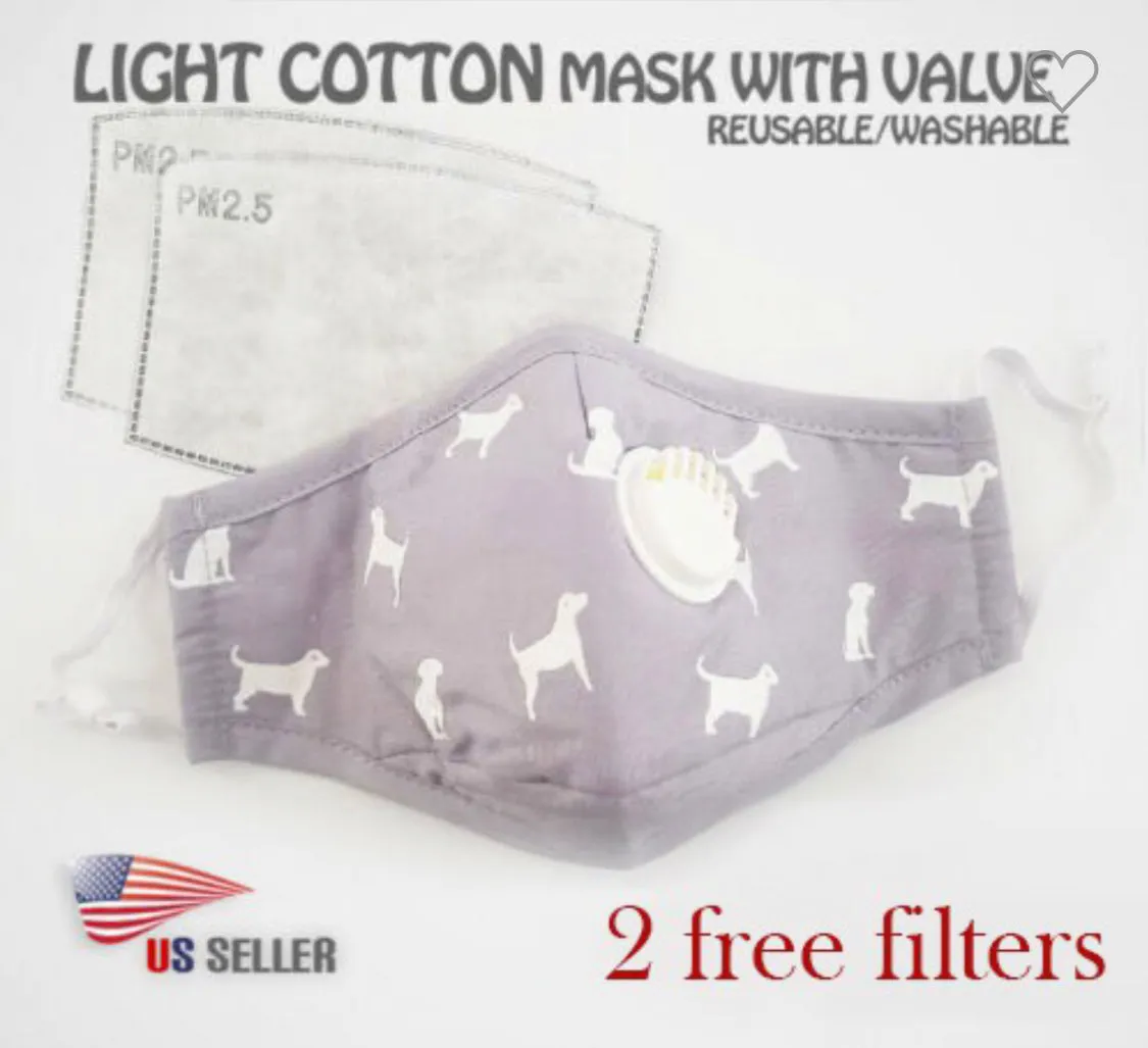 Stylish Face Covering with Air Filters