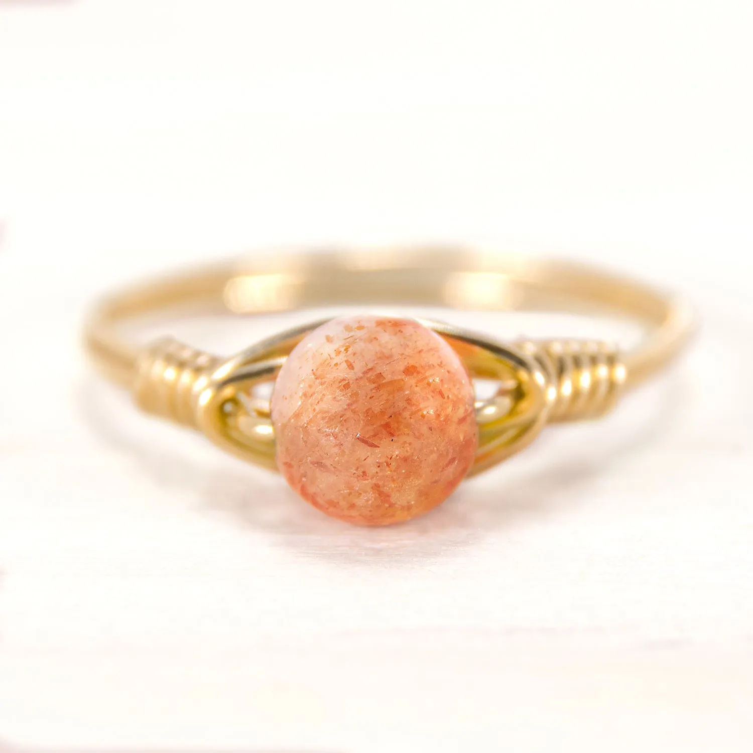Sunstone Simple Ring