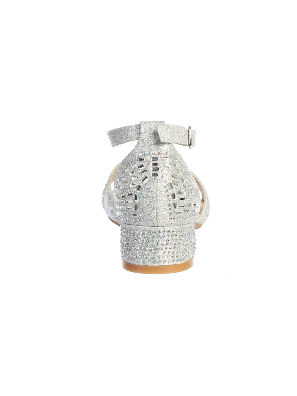 T-Strap Rhinestone Heels S152