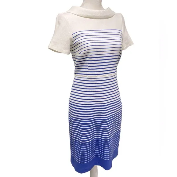 Talbots Ottoman Ombre’ Sheath Dress Size 4