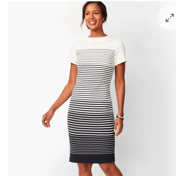 Talbots Ottoman Ombre’ Sheath Dress Size 4
