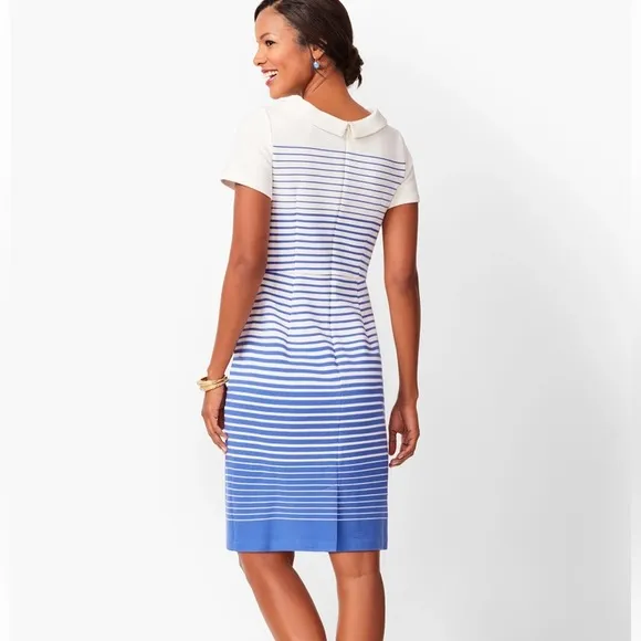 Talbots Ottoman Ombre’ Sheath Dress Size 4