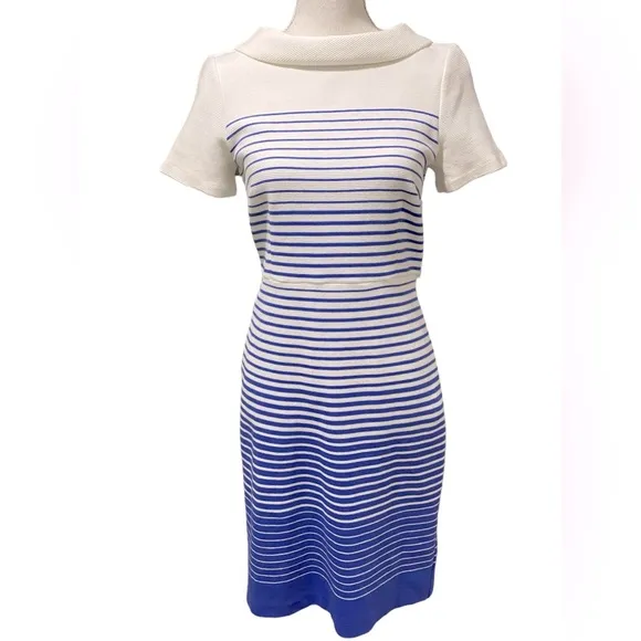 Talbots Ottoman Ombre’ Sheath Dress Size 4