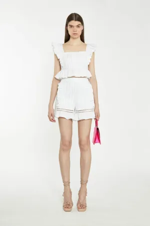 The Lace Trim Frill Short