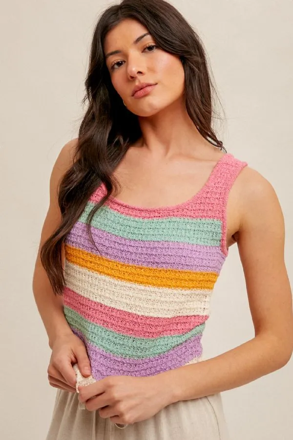 The Sofia Striped Tank Top