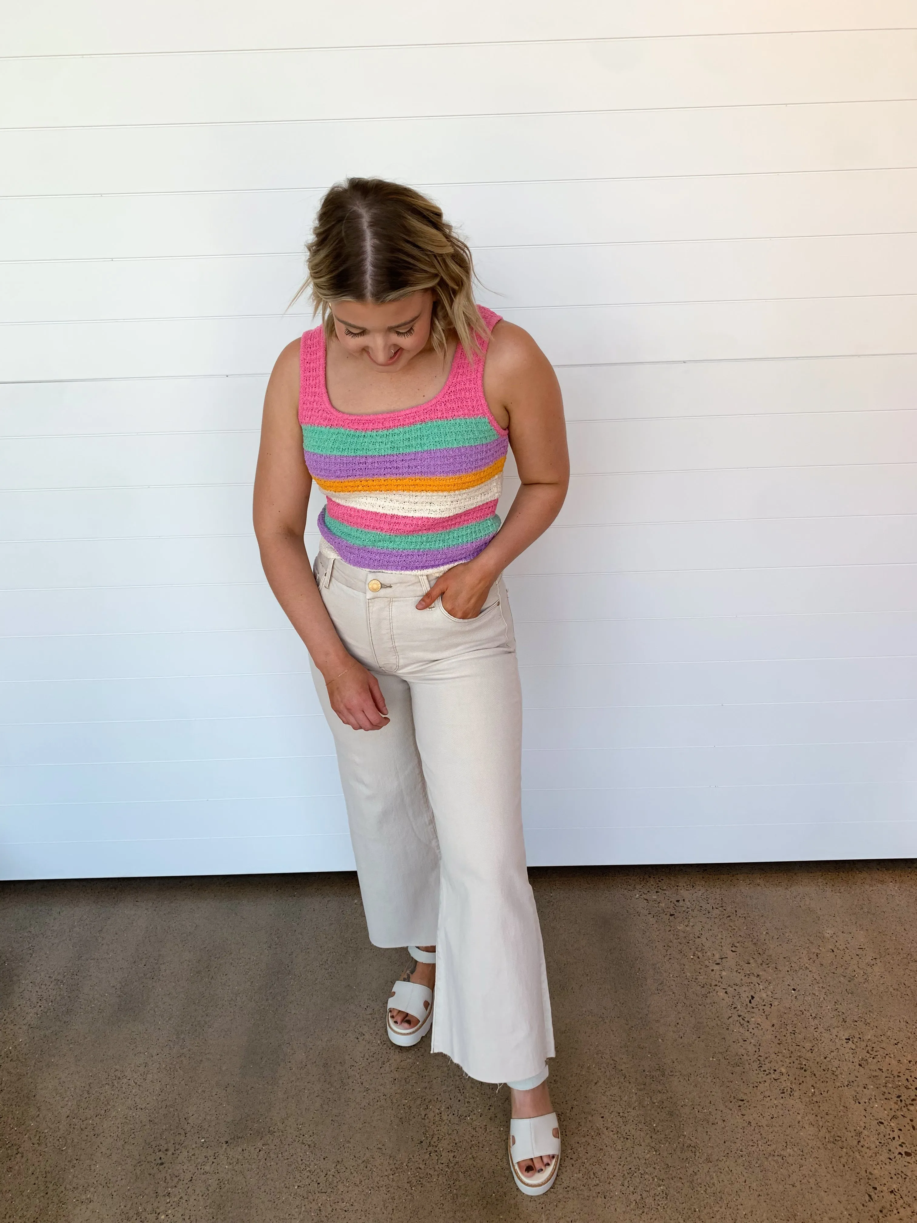 The Sofia Striped Tank Top