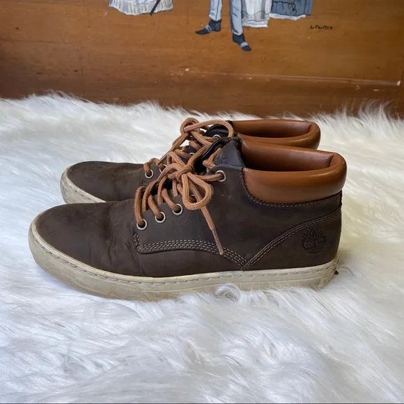 Timberland Adventure 2.0 Cupsole Brown Leather Lace Up Chukka Boots Size 7.5M