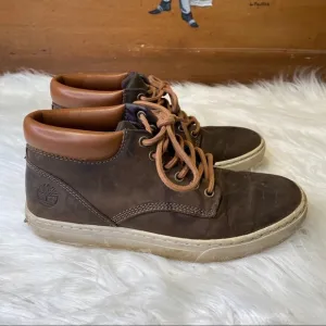 Timberland Adventure 2.0 Cupsole Brown Leather Lace Up Chukka Boots Size 7.5M