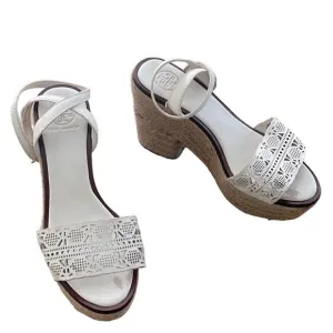 Tory Burch Roselle Platform Espadrille Sandal Size 5.5