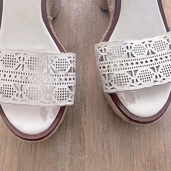 Tory Burch Roselle Platform Espadrille Sandal Size 5.5