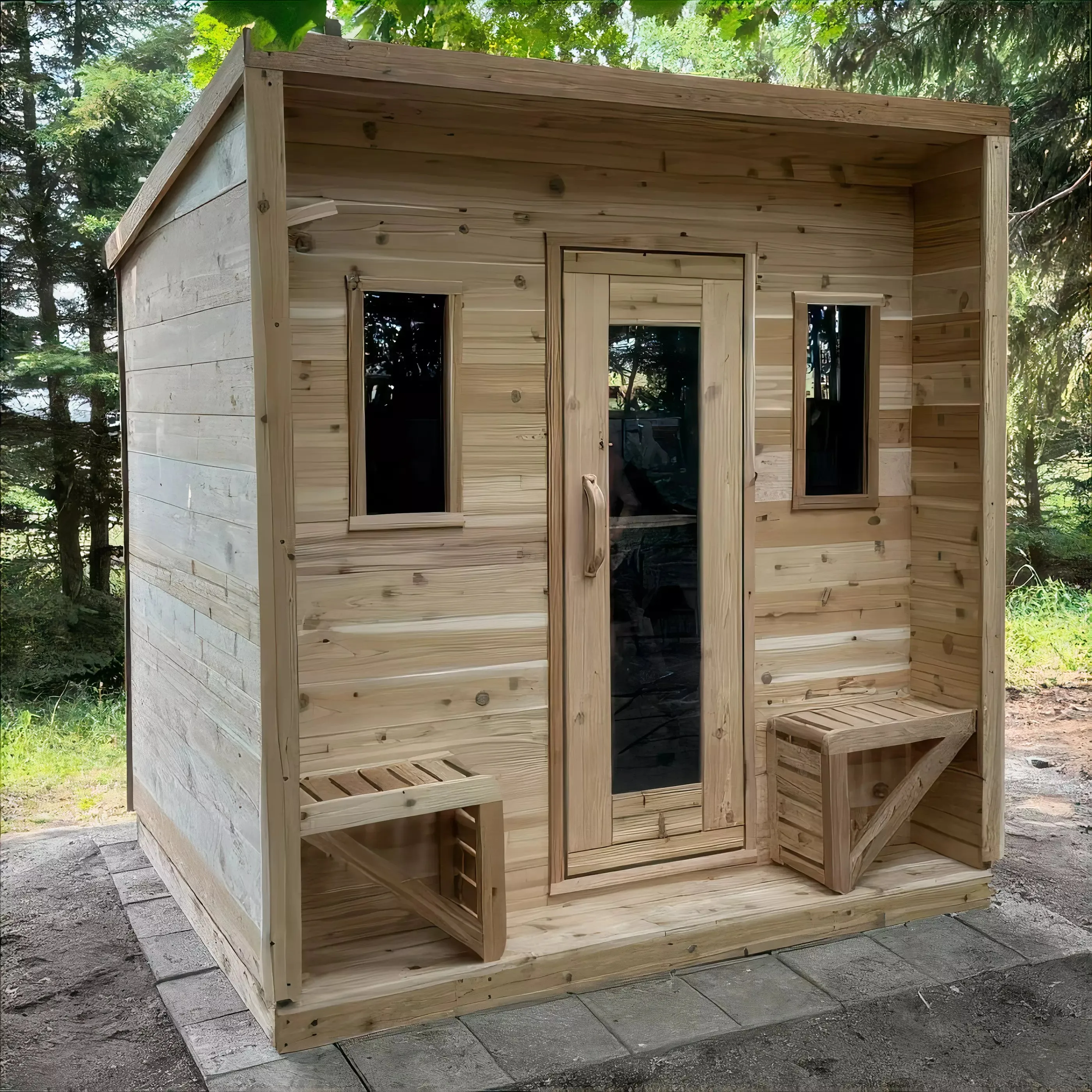 True North 5 Person Outdoor Cabin Sauna