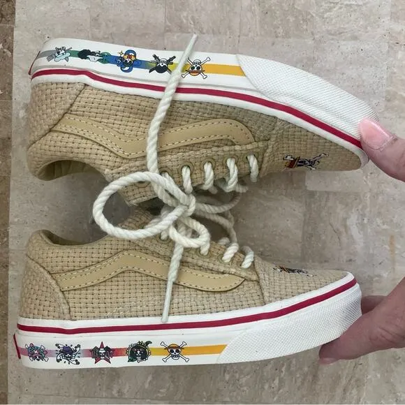 Vans One Piece Old School Straw Hat Crew sneakers