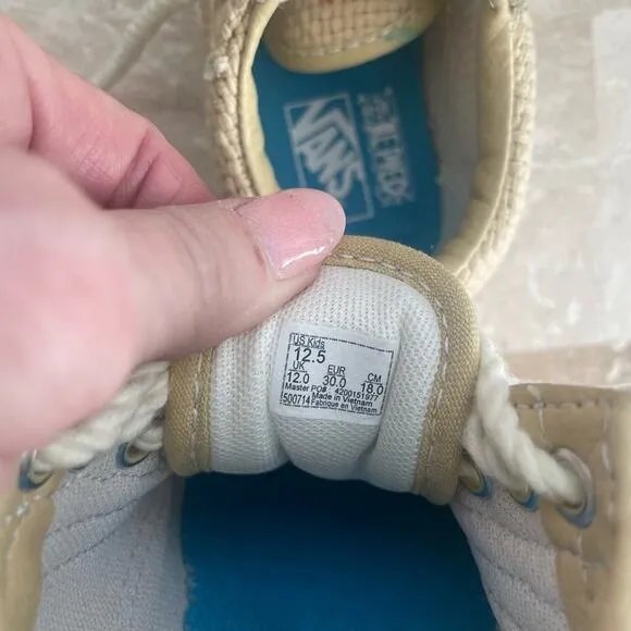 Vans One Piece Old School Straw Hat Crew sneakers