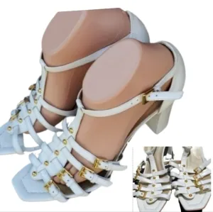 Via Spiga White sandals‎ 9.5 NWOB