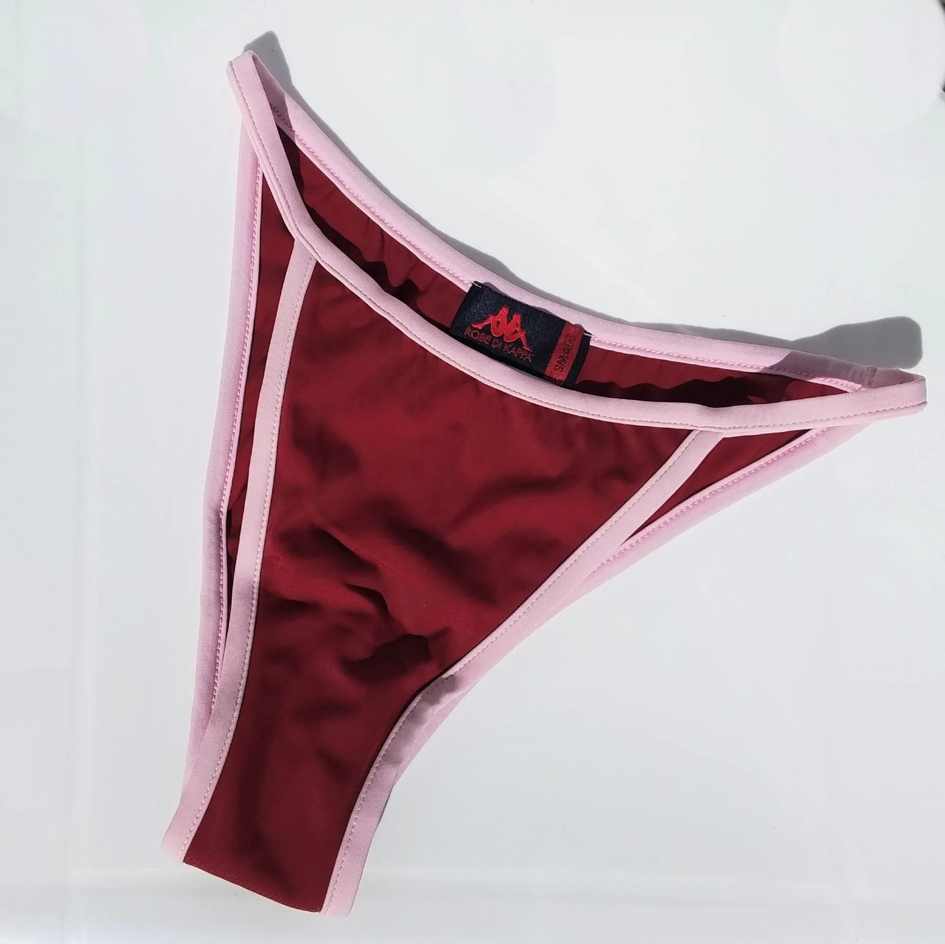 Vintage Basic Triangle Bikini, High-leg Bottom