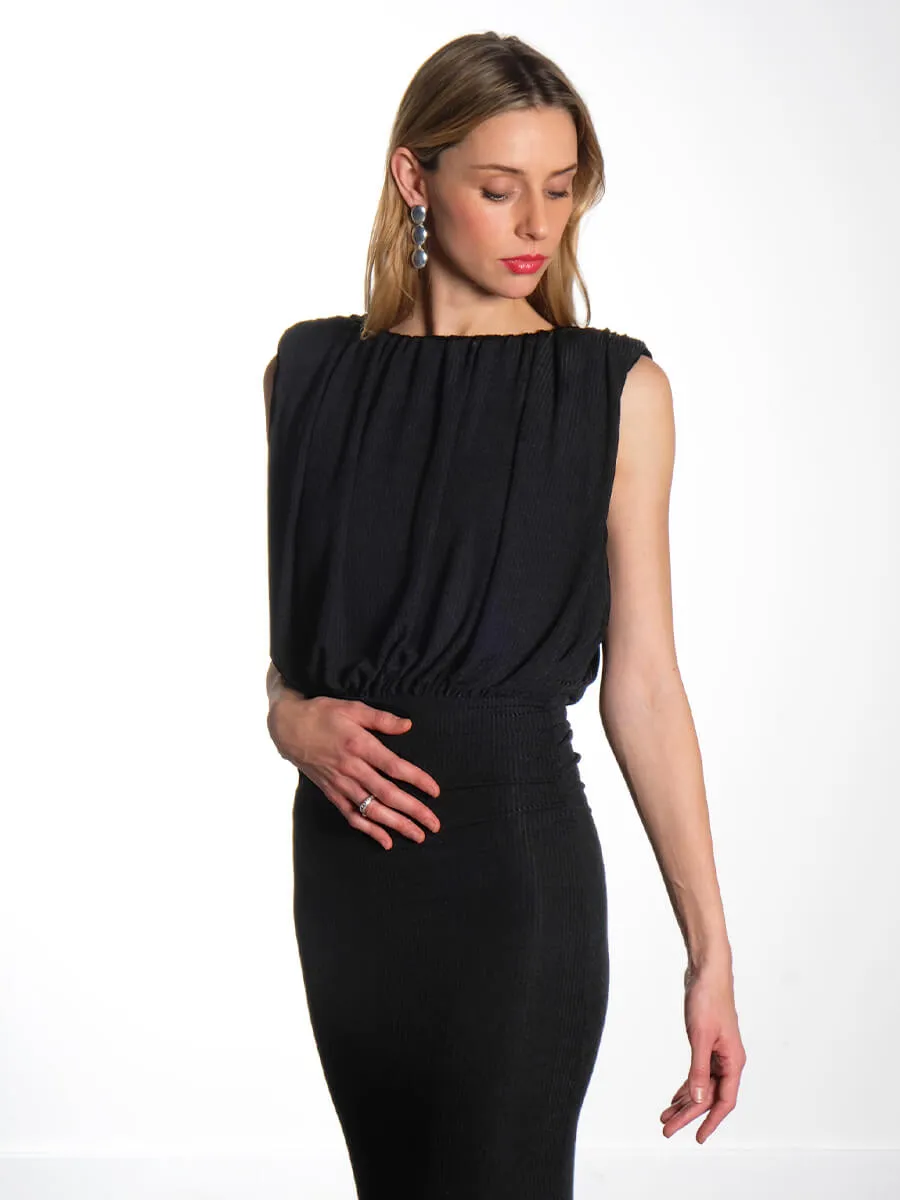 Virgine - Structured Jersey - Black