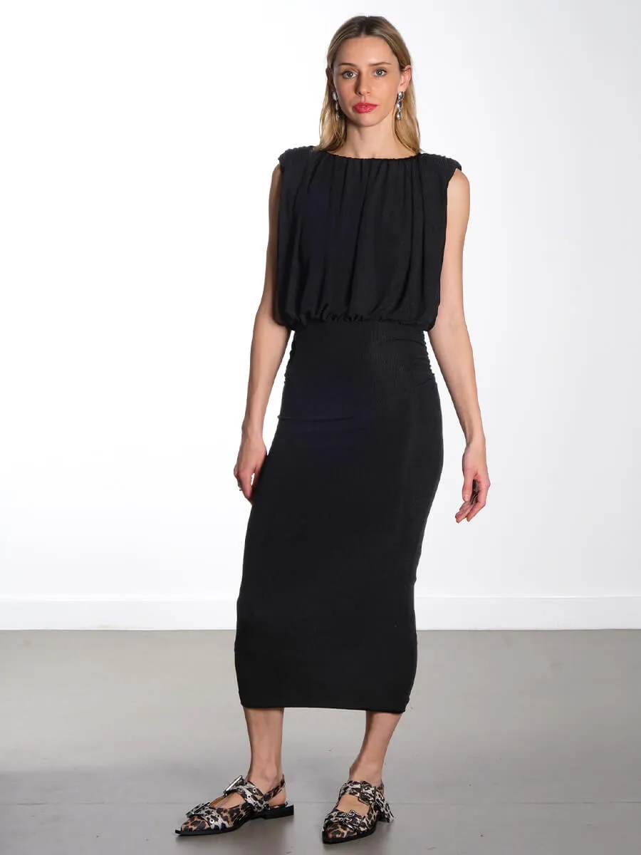 Virgine - Structured Jersey - Black
