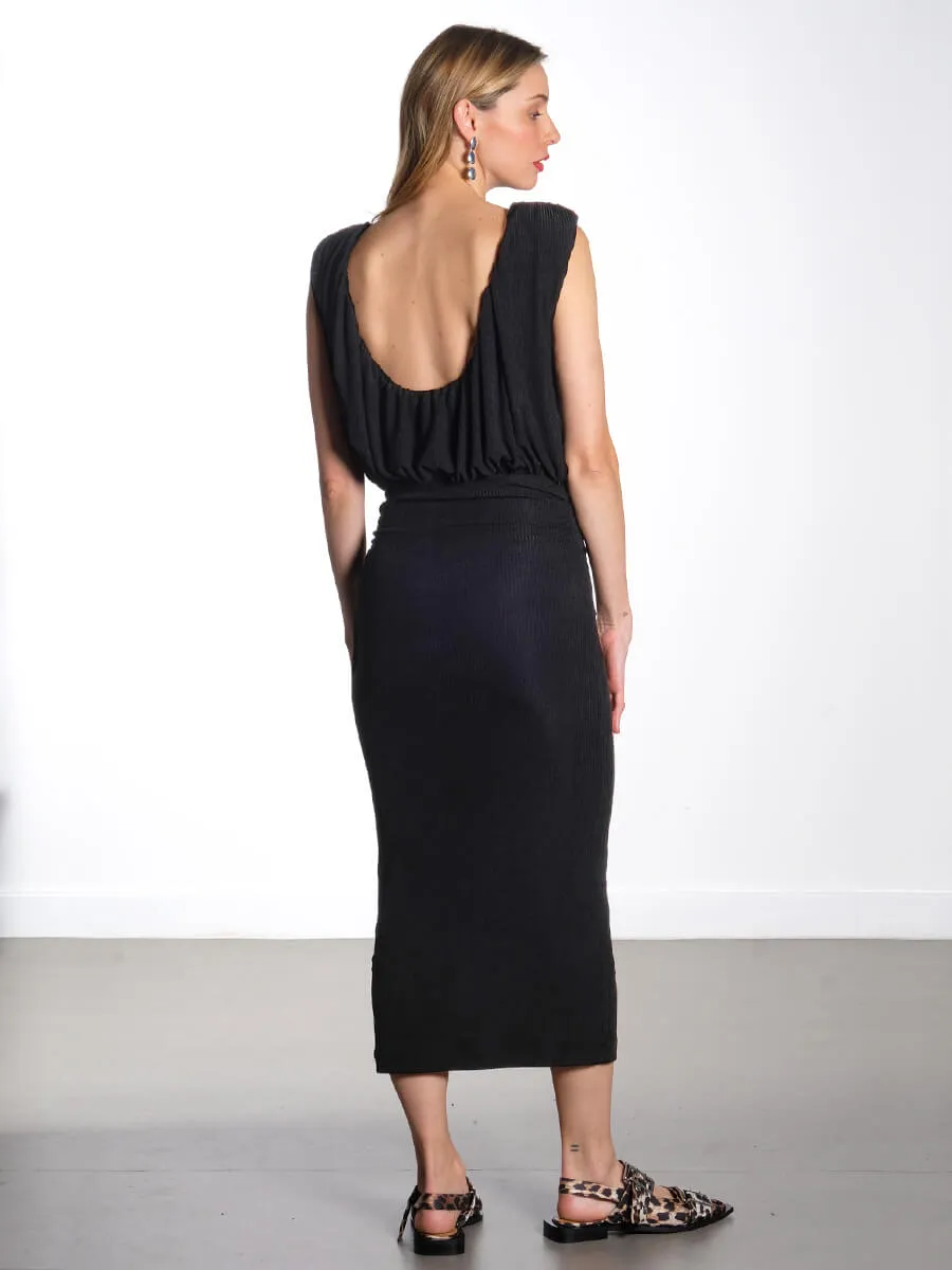 Virgine - Structured Jersey - Black