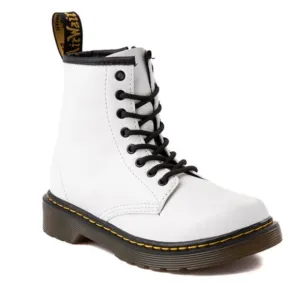 White Kids Dr. Marten Boots 1460 Leather Sz 4 US