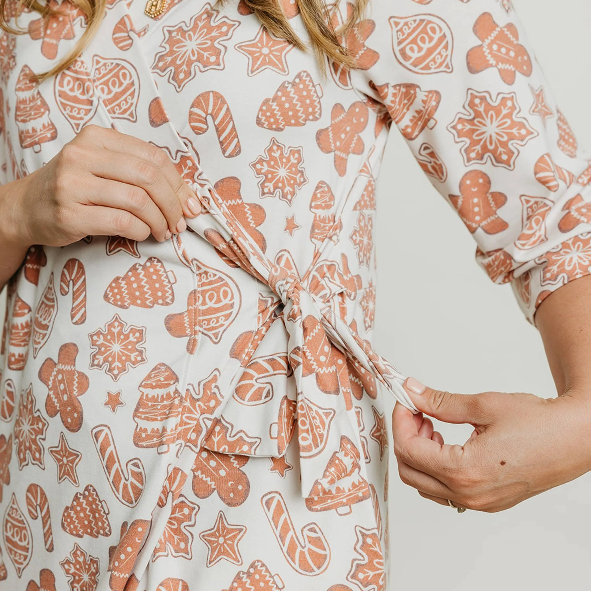 Women's Everyday Robe - Gingerbread