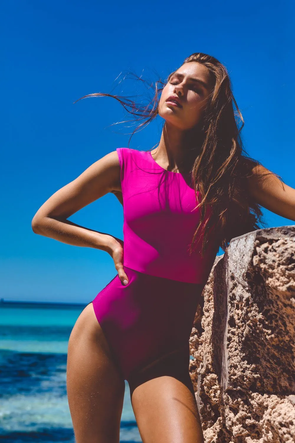 Zip-Up One-Piece by aava