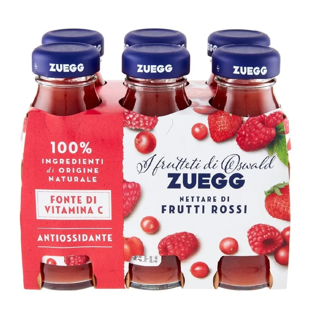 Zuegg Nettare di Frutti rossi Roter Fruchtnektar 6x125ml